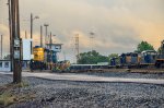 CSX Locomotives in the Yard